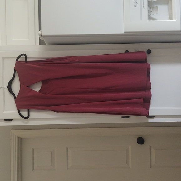 L red textured Sigrid Olsen dress - Picture 1 of 3